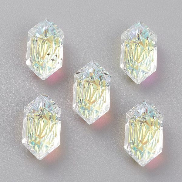 PandaHall Embossed Glass Rhinestone Pendants, Bicone, Faceted, Crystal AB, 13x6.5x4mm, Hole: 1.5mm Glass Bicone Clear
PandaHall Embossed Glass Rhinestone Pendants, Bicone, Faceted, Crystal AB, 13x6.5x4mm, Hole: 1.5mm Glass Bicone Clear