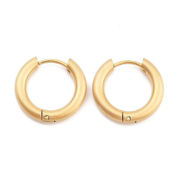 PandaHall Ion Plating(IP) Frosted 304 Stainless Steel Huggie Hoop Earrings for Women, with 316 Stainless Steel Pins, Golden, 3x17~17.5mm 304...
PandaHall Ion Plating(IP) Frosted 304 Stainless Steel Huggie Hoop Earrings for Women, with 316 Stainless Steel Pins, Golden, 3x17~17.5mm 304...