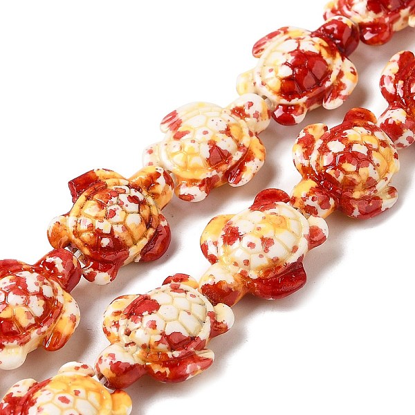PandaHall Synthetic Turquoise Dyed Beads Strands, Fuel Injection Effect, Sea Turtle, Crimson, 17~18x14~14.5x7mm, Hole: 1.6mm, about..., Pink
PandaHall Synthetic Turquoise Dyed Beads Strands, Fuel Injection Effect, Sea Turtle, Crimson, 17~18x14~14.5x7mm, Hole: 1.6mm, about..., Pink