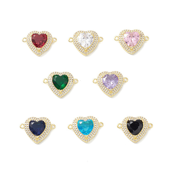 PandaHall Rack Plating Brass Pave Cubic Zirconia Connector Charms, Heart Links, Lead Free & Cadmium Free, Long-Lasting Plated, Real 18K Gold..., Multicolor
PandaHall Rack Plating Brass Pave Cubic Zirconia Connector Charms, Heart Links, Lead Free & Cadmium Free, Long-Lasting Plated, Real 18K Gold..., Multicolor