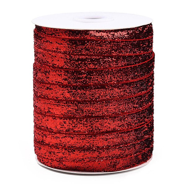 PandaHall Glitter Sparkle Ribbon, Polyester & Nylon Ribbon, FireBrick, 3/8 inch(9.5~10mm), about 50yards/roll(45.72m/roll) Polyester None..., Red
PandaHall Glitter Sparkle Ribbon, Polyester & Nylon Ribbon, FireBrick, 3/8 inch(9.5~10mm), about 50yards/roll(45.72m/roll) Polyester None..., Red