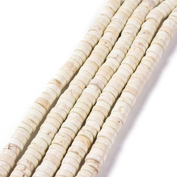PandaHall Natural Howlite Beads Strands, Flat Round, 8x3mm, Hole: 1mm, about 116pcs/strand, 15.35 inch(39cm) Howlite Flat Round
PandaHall Natural Howlite Beads Strands, Flat Round, 8x3mm, Hole: 1mm, about 116pcs/strand, 15.35 inch(39cm) Howlite Flat Round