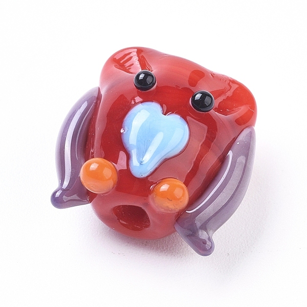 PandaHall Handmade Lampwork Beads, Cartoon Owl, Red, 16.5x16.3x12.5mm, Hole: 2mm Lampwork Owl Red
PandaHall Handmade Lampwork Beads, Cartoon Owl, Red, 16.5x16.3x12.5mm, Hole: 2mm Lampwork Owl Red