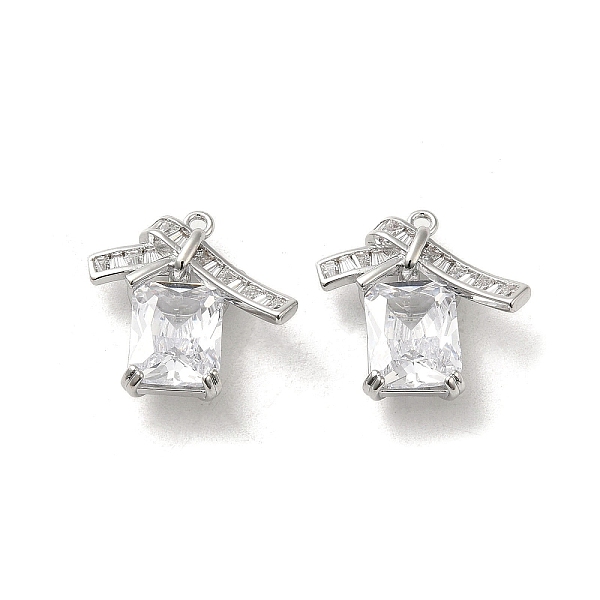 PandaHall Brass with Glass Rhinestone Pendants, Rectangle with Bowknot Charms, Real Platinum Plated, 18x19x7mm, Hole: 1.2mm Brass+Glass...
PandaHall Brass with Glass Rhinestone Pendants, Rectangle with Bowknot Charms, Real Platinum Plated, 18x19x7mm, Hole: 1.2mm Brass+Glass...