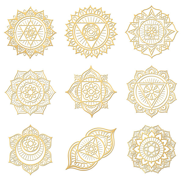 PandaHall Nickel Decoration Stickers, Metal Resin Filler, Epoxy Resin & UV Resin Craft Filling Material, Chakra Theme, 40x40mm, 9 style...
PandaHall Nickel Decoration Stickers, Metal Resin Filler, Epoxy Resin & UV Resin Craft Filling Material, Chakra Theme, 40x40mm, 9 style...