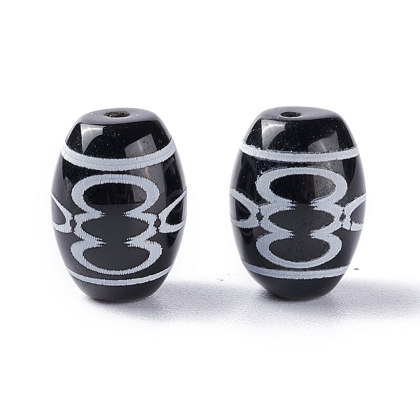 PandaHall Tibetan Style dZi Beads, Natural Agate Beads, Dyed & Heated, Oval, Lighting & 5-Eye Pattern, 13.5x10mm, Hole: 1.2mm Tibetan Agate...
PandaHall Tibetan Style dZi Beads, Natural Agate Beads, Dyed & Heated, Oval, Lighting & 5-Eye Pattern, 13.5x10mm, Hole: 1.2mm Tibetan Agate...