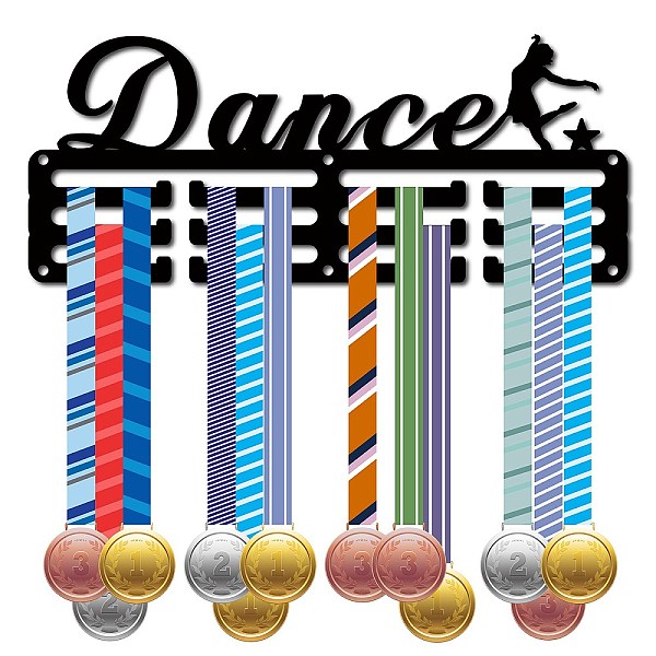PandaHall Fashion Iron Medal Hanger Holder Display Wall Rack, 3-Line, with Screws, Dance, Sports, 130x290mm Iron Sports
PandaHall Fashion Iron Medal Hanger Holder Display Wall Rack, 3-Line, with Screws, Dance, Sports, 130x290mm Iron Sports