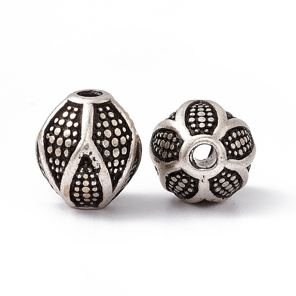 PandaHall Brass Beads, Cadmium Free & Nickel Free & Lead Free, Bicone, Antique Silver, 9x8mm, Hole: 1.8mm Brass Bicone
PandaHall Brass Beads, Cadmium Free & Nickel Free & Lead Free, Bicone, Antique Silver, 9x8mm, Hole: 1.8mm Brass Bicone