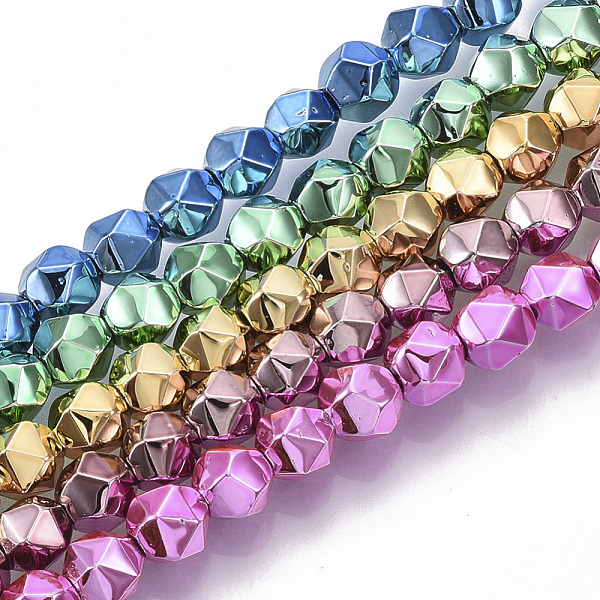 PandaHall Electroplate Non-magnetic Synthetic Hematite Beads Strands, Faceted, Polygon, Mixed Color, 6x6x6mm, Hole: 0.8mm, about...
PandaHall Electroplate Non-magnetic Synthetic Hematite Beads Strands, Faceted, Polygon, Mixed Color, 6x6x6mm, Hole: 0.8mm, about...