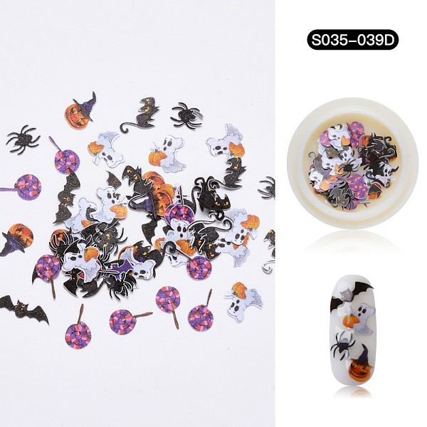 PandaHall Halloween Nail Stickers, Nail Art Cabochons, Mixed Shape, for Fingernails Toenails Nail Tips Decoration, Mixed Color..., Multicolor
PandaHall Halloween Nail Stickers, Nail Art Cabochons, Mixed Shape, for Fingernails Toenails Nail Tips Decoration, Mixed Color..., Multicolor