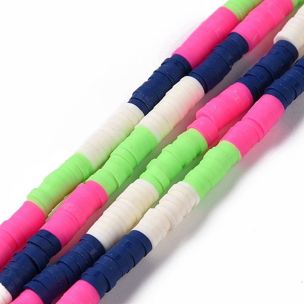 PandaHall Handmade Polymer Clay Bead Strands, Flat Round, Heishi Beads, Lime, 4x0.5~2mm, Hole: 1.2mm, about 350~360pcs/strand, 15.16~15.47..., Green
PandaHall Handmade Polymer Clay Bead Strands, Flat Round, Heishi Beads, Lime, 4x0.5~2mm, Hole: 1.2mm, about 350~360pcs/strand, 15.16~15.47..., Green