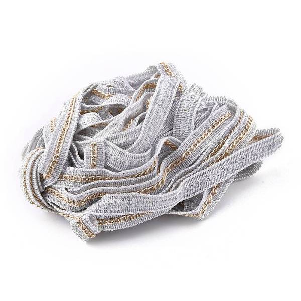 PandaHall Nylon Trim Ribbon, with Aluminium Curb Chains, for Cloth DIY Making Decorate, Silver, 1/2"(12mm) Nylon None Silver
PandaHall Nylon Trim Ribbon, with Aluminium Curb Chains, for Cloth DIY Making Decorate, Silver, 1/2"(12mm) Nylon None Silver