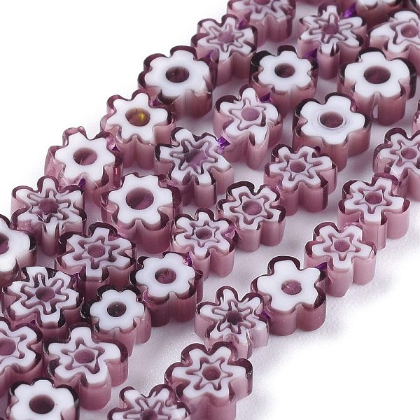 PandaHall Handmade Millefiori Glass Bead Strands, Flower, Purple, 4~7.2x2.6mm, Hole: 1mm, about 60~69pcs/Strand, 16 inch(40cm) Millefiori...
PandaHall Handmade Millefiori Glass Bead Strands, Flower, Purple, 4~7.2x2.6mm, Hole: 1mm, about 60~69pcs/Strand, 16 inch(40cm) Millefiori...