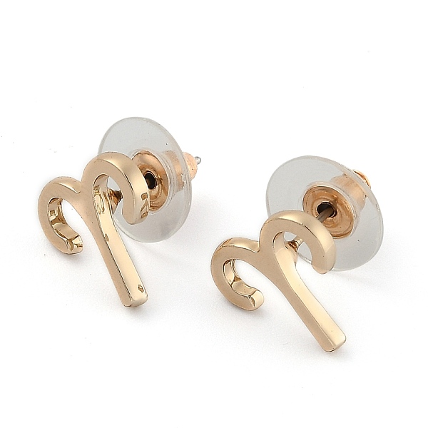 PandaHall 12 Constellation/Zodiac Sign Alloy Stud Earrings, with Ear Nuts, Golden, Aries, 10x15x1.5mm, Pin: 0.6mm Alloy Aries
PandaHall 12 Constellation/Zodiac Sign Alloy Stud Earrings, with Ear Nuts, Golden, Aries, 10x15x1.5mm, Pin: 0.6mm Alloy Aries