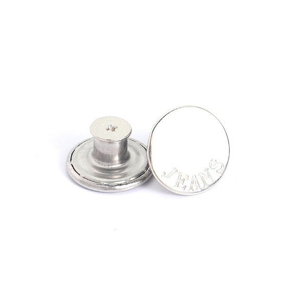 PandaHall Alloy Button Pins for Jeans, Nautical Buttons, Garment Accessories, Round, Platinum, 17mm Alloy Round
PandaHall Alloy Button Pins for Jeans, Nautical Buttons, Garment Accessories, Round, Platinum, 17mm Alloy Round