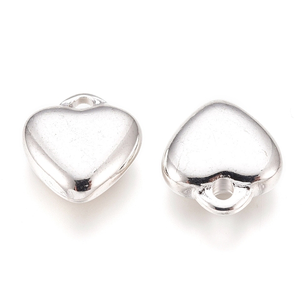 PandaHall 304 Stainless Steel Charms, Puffed Heart, Silver, 11x10x4mm, Hole: 1mm 304 Stainless Steel Heart
PandaHall 304 Stainless Steel Charms, Puffed Heart, Silver, 11x10x4mm, Hole: 1mm 304 Stainless Steel Heart