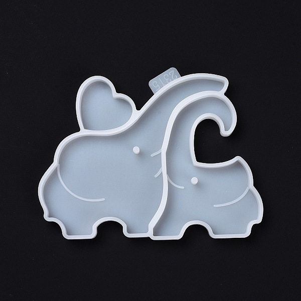 PandaHall DIY Decoration Silicone Molds, Resin Casting Molds, For UV Resin, Epoxy Resin Jewelry Making, Elephant, White, 99x135x9mm, Hole...
PandaHall DIY Decoration Silicone Molds, Resin Casting Molds, For UV Resin, Epoxy Resin Jewelry Making, Elephant, White, 99x135x9mm, Hole...