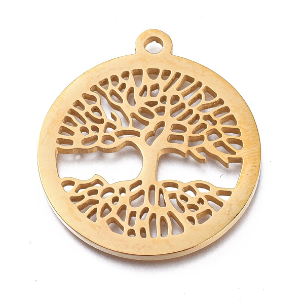 PandaHall Ion Plating(IP) 304 Stainless Steel Pendants, Manual Polishing, Flat Round with Tree of Life, Golden, 28.5x25.5x1.2mm, Hole: 2mm...
PandaHall Ion Plating(IP) 304 Stainless Steel Pendants, Manual Polishing, Flat Round with Tree of Life, Golden, 28.5x25.5x1.2mm, Hole: 2mm...