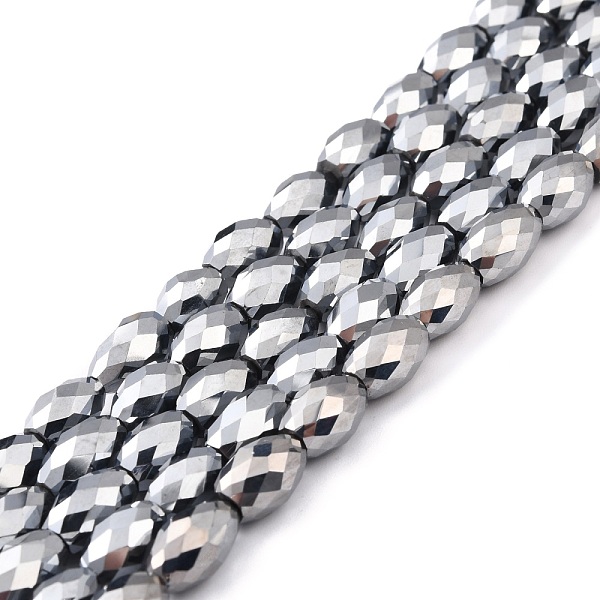 PandaHall Natural Terahertz Stone Beads Strands, Faceted, Barrel, 11~12x7~8mm, Hole: 0.8mm, about 32~33pcs/strand, 15.55''(39.5~39.7cm)...
PandaHall Natural Terahertz Stone Beads Strands, Faceted, Barrel, 11~12x7~8mm, Hole: 0.8mm, about 32~33pcs/strand, 15.55''(39.5~39.7cm)...