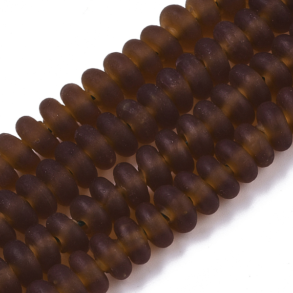 PandaHall Handmade Frosted Lampwork Beads Strands, Rondelle, Sienna, 8x3.5~4.5mm, Hole: 1.5mm, about 108pcs/Strand, 15.75 inch Lampwork..., Brown
PandaHall Handmade Frosted Lampwork Beads Strands, Rondelle, Sienna, 8x3.5~4.5mm, Hole: 1.5mm, about 108pcs/Strand, 15.75 inch Lampwork..., Brown