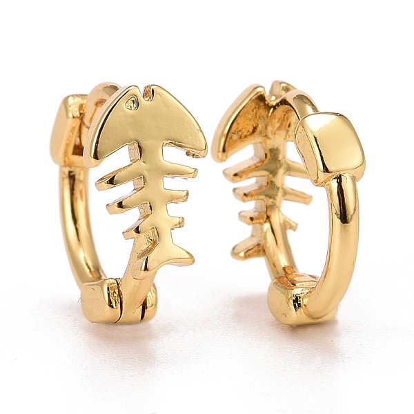 PandaHall Fish Bone Brass Huggie Hoop Earrings, Hinged Hoop Earrings for Women, Lead Free & Cadmium Free & Nickel Free, Real 18K Gold Plated...
PandaHall Fish Bone Brass Huggie Hoop Earrings, Hinged Hoop Earrings for Women, Lead Free & Cadmium Free & Nickel Free, Real 18K Gold Plated...