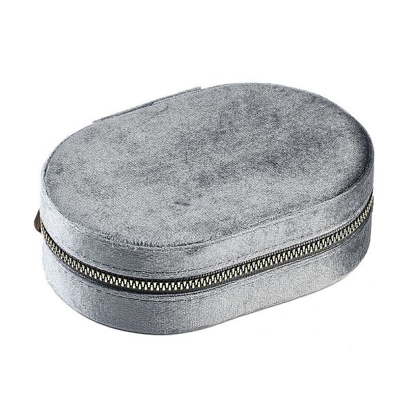 PandaHall Italian Velvet Double Layers Jewelry Set Storage Zipper Boxes, Oval Jewelry Organizer Case for Earrings, Rings, Bracelets, Dark...
PandaHall Italian Velvet Double Layers Jewelry Set Storage Zipper Boxes, Oval Jewelry Organizer Case for Earrings, Rings, Bracelets, Dark...