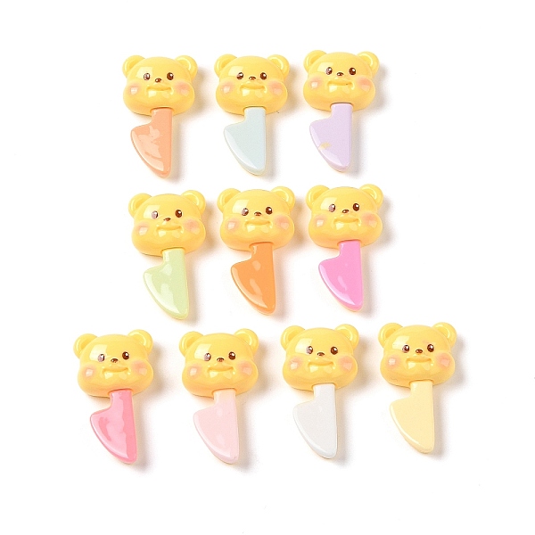 PandaHall Opaque Resin Decoden Cabochons, Yellow Bear Knife, Mixed Color, 33x18x9mm Resin Bear Multicolor
PandaHall Opaque Resin Decoden Cabochons, Yellow Bear Knife, Mixed Color, 33x18x9mm Resin Bear Multicolor