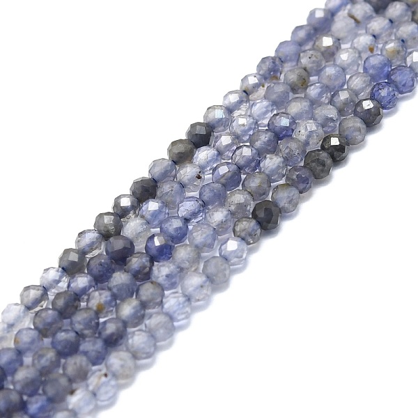 PandaHall Natural Iolite/Cordierite/Dichroite Beads Strands, Faceted, Round, 4mm, Hole: 0.8mm, about 108pcs/strand, 15.16''~15.55''...
PandaHall Natural Iolite/Cordierite/Dichroite Beads Strands, Faceted, Round, 4mm, Hole: 0.8mm, about 108pcs/strand, 15.16''~15.55''...