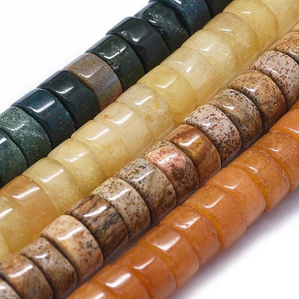 PandaHall Natural Gemstone Beads Strands, Column, 9~10x5mm, Hole: 1.2mm, about 78pcs/strand, 15.7 inch(40cm) Mixed Stone Column
PandaHall Natural Gemstone Beads Strands, Column, 9~10x5mm, Hole: 1.2mm, about 78pcs/strand, 15.7 inch(40cm) Mixed Stone Column