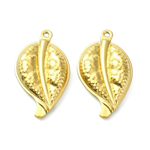 PandaHall Ion Plating(IP) 304 Stainless Steel Pendants, Leaf Charms, Real 18K Gold Plated, 23.5x13x4mm, Hole: 1.1mm 304 Stainless Steel Leaf
PandaHall Ion Plating(IP) 304 Stainless Steel Pendants, Leaf Charms, Real 18K Gold Plated, 23.5x13x4mm, Hole: 1.1mm 304 Stainless Steel Leaf