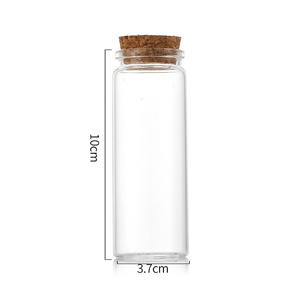 PandaHall Glass Bottle, with Cork Plug, Wishing Bottle, Column, Clear, 3.7x10cm, Capacity: 80ml(2.71fl. oz) Glass Column Clear
PandaHall Glass Bottle, with Cork Plug, Wishing Bottle, Column, Clear, 3.7x10cm, Capacity: 80ml(2.71fl. oz) Glass Column Clear