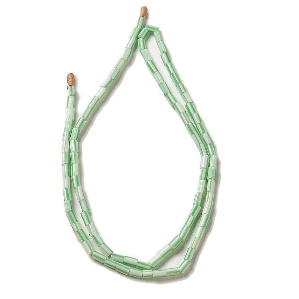PandaHall Handmade Nepalese Lampwork Beads, Column with Stripe Pattern, Aquamarine, 3.5~8x3.5~5mm, Hole: 1.2mm, about 91~101pcs/strand..., Green
PandaHall Handmade Nepalese Lampwork Beads, Column with Stripe Pattern, Aquamarine, 3.5~8x3.5~5mm, Hole: 1.2mm, about 91~101pcs/strand..., Green