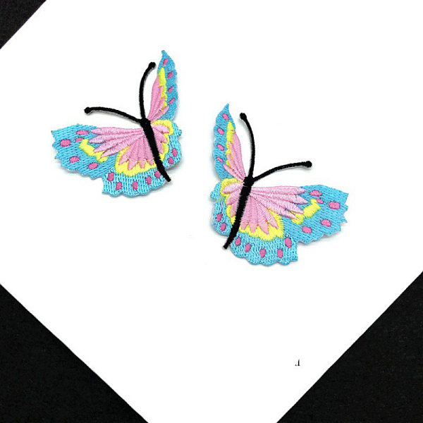PandaHall Butterfly Shape Computerized Embroidery Cloth Iron on/Sew on Patches, Costume Accessories, Dark Turquoise, 70x55mm Cloth Butterfly
PandaHall Butterfly Shape Computerized Embroidery Cloth Iron on/Sew on Patches, Costume Accessories, Dark Turquoise, 70x55mm Cloth Butterfly