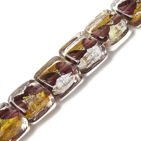 PandaHall Handmade Gold Sand and Silver Sand Lampwork Beads, Square, Coconut Brown, 12.5~13x12x6~6.5mm, Hole: 1~1.2mm Gold & Silver Foil...
PandaHall Handmade Gold Sand and Silver Sand Lampwork Beads, Square, Coconut Brown, 12.5~13x12x6~6.5mm, Hole: 1~1.2mm Gold & Silver Foil...