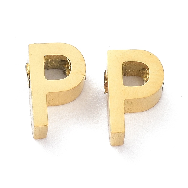 PandaHall Ion Plating(IP) 304 Stainless Steel Charms, Alphabet, Golden, Letter.P, 8x5x3mm, Hole: 1.8mm 304 Stainless Steel Letter P
PandaHall Ion Plating(IP) 304 Stainless Steel Charms, Alphabet, Golden, Letter.P, 8x5x3mm, Hole: 1.8mm 304 Stainless Steel Letter P