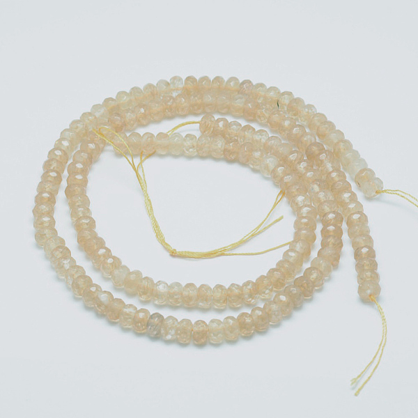 PandaHall Faceted Coffee Watermelon Stone Glass Beads Strands, Rondelle, Wheat, 8x5mm, Hole: 1mm, about 76pcs/strand, 15.2 inch Other..., Orange
PandaHall Faceted Coffee Watermelon Stone Glass Beads Strands, Rondelle, Wheat, 8x5mm, Hole: 1mm, about 76pcs/strand, 15.2 inch Other..., Orange