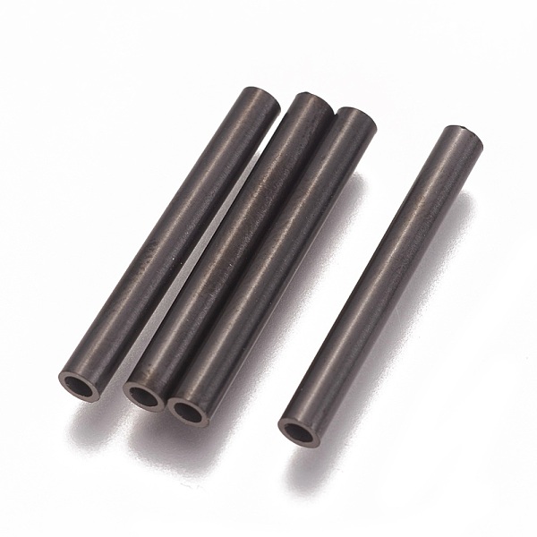 PandaHall 304 Stainless Steel Tube Beads, Electrophoresis Black, 25x3mm, Hole: 1.8mm 304 Stainless Steel Tube
PandaHall 304 Stainless Steel Tube Beads, Electrophoresis Black, 25x3mm, Hole: 1.8mm 304 Stainless Steel Tube