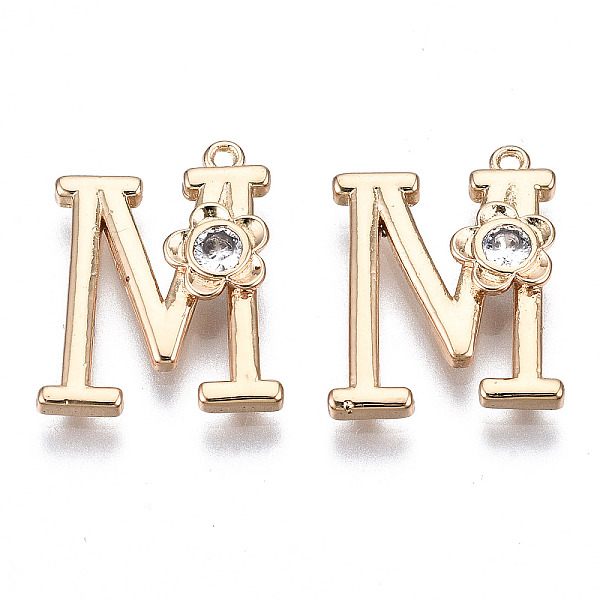 PandaHall Brass Pendants, with Rhinestones, Alphabet, Golden, Letter.M, 18x14.5x2.5mm, Hole: 1mm Brass+Rhinestone Letter M
PandaHall Brass Pendants, with Rhinestones, Alphabet, Golden, Letter.M, 18x14.5x2.5mm, Hole: 1mm Brass+Rhinestone Letter M