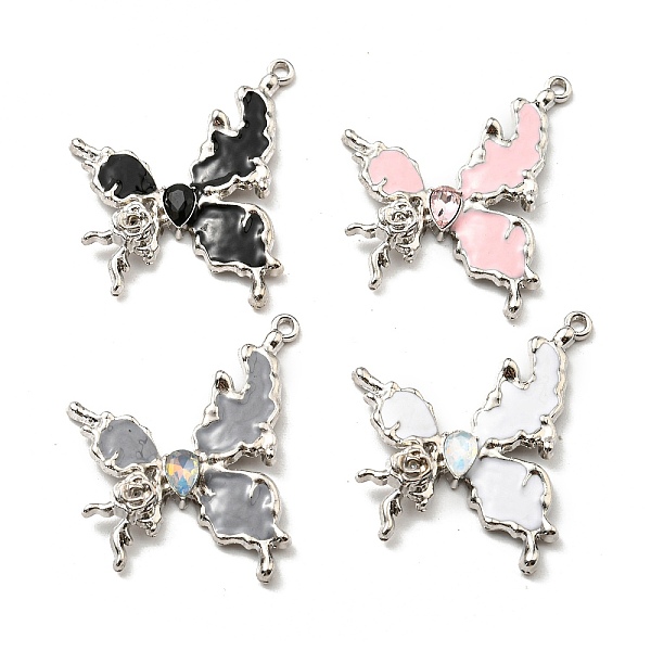 PandaHall Alloy Glass with Enamel Pendants, Long-Lasting Plated, Lead Free & Cadmium Free, Platinum, Butterfly Charm, Mixed Color, 38x32x5mm..., Multicolor
PandaHall Alloy Glass with Enamel Pendants, Long-Lasting Plated, Lead Free & Cadmium Free, Platinum, Butterfly Charm, Mixed Color, 38x32x5mm..., Multicolor
