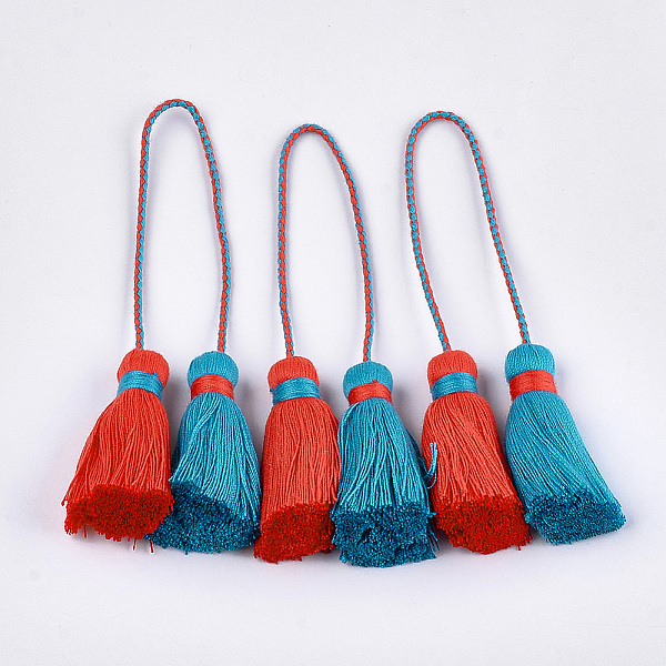 PandaHall Polycotton(Polyester Cotton) Tassel Big Pendant Decorations, Two Tone, Red, 280~300mm Polycotton Red
PandaHall Polycotton(Polyester Cotton) Tassel Big Pendant Decorations, Two Tone, Red, 280~300mm Polycotton Red