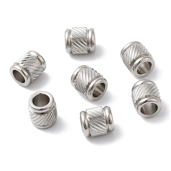 PandaHall 202 Stainless Steel European Beads, Large Hole Beads, Column, Stainless Steel Color, 8x7mm, Hole: 4mm 202 Stainless Steel Column
PandaHall 202 Stainless Steel European Beads, Large Hole Beads, Column, Stainless Steel Color, 8x7mm, Hole: 4mm 202 Stainless Steel Column