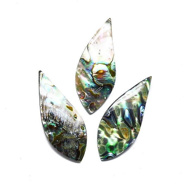 PandaHall Natural Abalone Shell/Paua Shell Cabochons, Teardrop, Colorful, 52x21x5mm Paua Shell Teardrop
PandaHall Natural Abalone Shell/Paua Shell Cabochons, Teardrop, Colorful, 52x21x5mm Paua Shell Teardrop