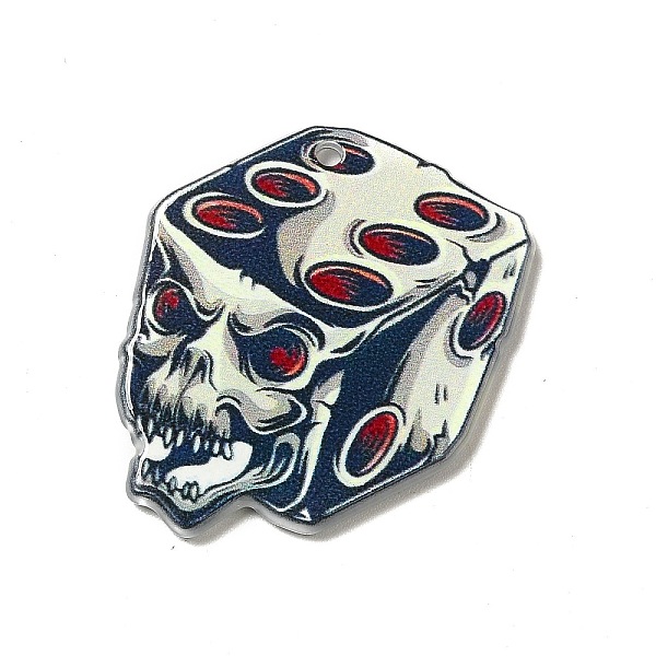 PandaHall Acrylic Pendants, Playing Theme Charms, Dice Pattern, 38x29x2.3mm, Hole: 1.8mm Acrylic Dice
PandaHall Acrylic Pendants, Playing Theme Charms, Dice Pattern, 38x29x2.3mm, Hole: 1.8mm Acrylic Dice