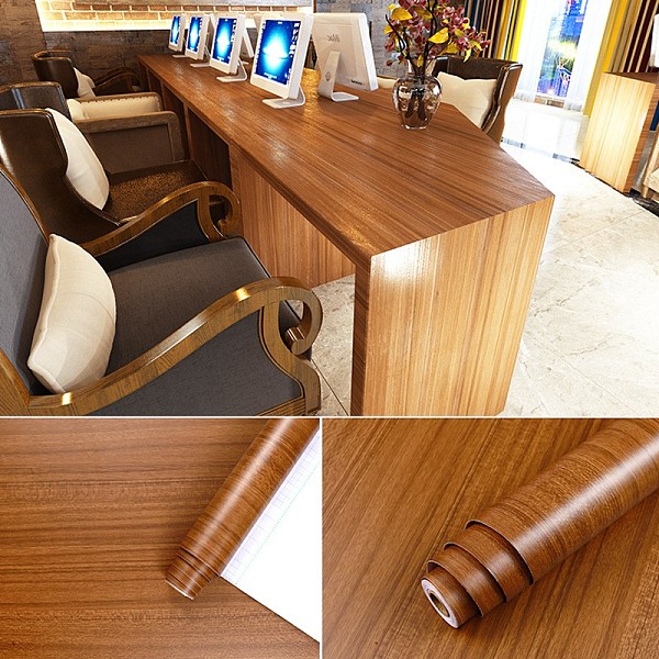 PandaHall Self-Adhesive Wood Grain Contact Paper, Wall Stickers, for Shelf Liner Dresser Drawer Locker, Sienna, 410x0.3mm, about 3m/roll..., Brown
PandaHall Self-Adhesive Wood Grain Contact Paper, Wall Stickers, for Shelf Liner Dresser Drawer Locker, Sienna, 410x0.3mm, about 3m/roll..., Brown