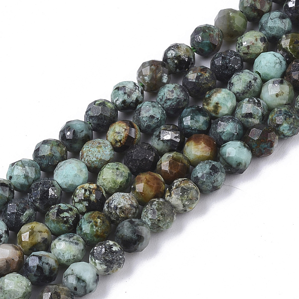 PandaHall Natural African Turquoise(Jasper) Beads Strands, Faceted, Round, 4mm, Hole: 0.7mm, about 96~97pcs/strand, 15.16 inch(38.5cm)...
PandaHall Natural African Turquoise(Jasper) Beads Strands, Faceted, Round, 4mm, Hole: 0.7mm, about 96~97pcs/strand, 15.16 inch(38.5cm)...