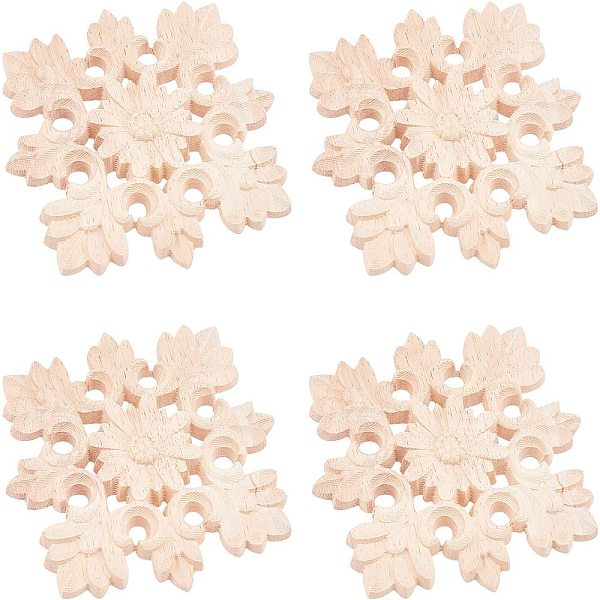 PandaHall Natural Solid Wood Carved Onlay Applique Craft, Unpainted Onlay Furniture Home Decoration, Flower, BurlyWood, 100x100x7.5mm Wood..., Orange
PandaHall Natural Solid Wood Carved Onlay Applique Craft, Unpainted Onlay Furniture Home Decoration, Flower, BurlyWood, 100x100x7.5mm Wood..., Orange