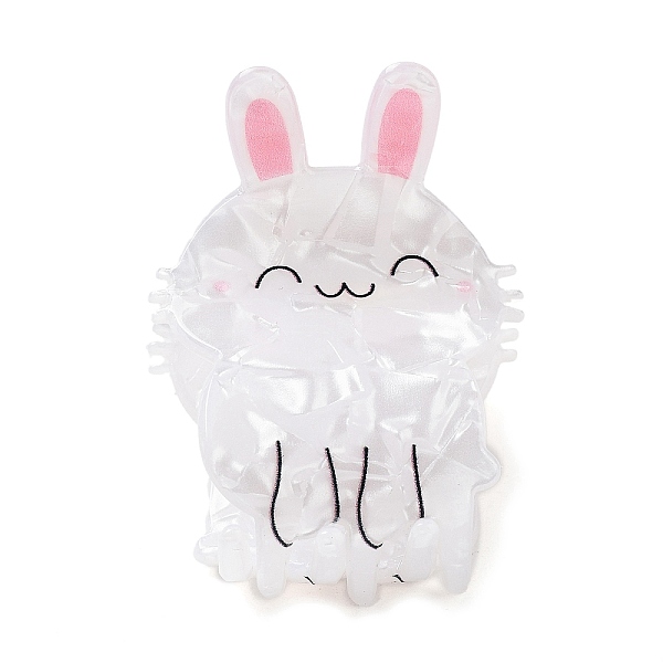 PandaHall PVC Plastic Claw Hair Clips for Women, with Alloy Finding, Rabbit, White, 50x40x49mm PVC Rabbit White
PandaHall PVC Plastic Claw Hair Clips for Women, with Alloy Finding, Rabbit, White, 50x40x49mm PVC Rabbit White