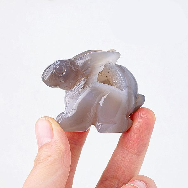 PandaHall Natural Agate Rabbit Display Decorations, for Home Decoration, 50mm Natural Agate Rabbit
PandaHall Natural Agate Rabbit Display Decorations, for Home Decoration, 50mm Natural Agate Rabbit