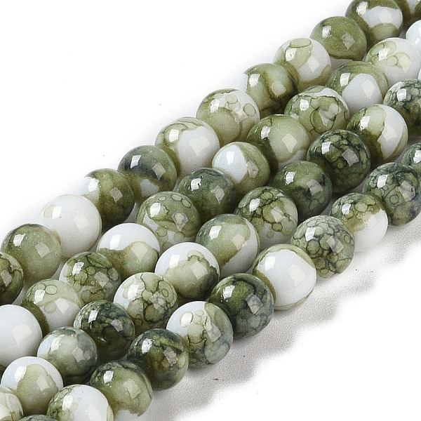 PandaHall Baking Paint Glass Bead Strands, Round, Olive Drab, 6mm, Hole: 1mm, about 145~147pcs/strand, 32.28~32.68''(82~83cm) Glass Round
PandaHall Baking Paint Glass Bead Strands, Round, Olive Drab, 6mm, Hole: 1mm, about 145~147pcs/strand, 32.28~32.68''(82~83cm) Glass Round
