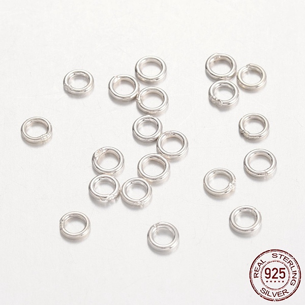 PandaHall 925 Sterling Silver Round Rings, Soldered Jump Rings, Closed Jump Rings, Silver, 4x1mm, about 200pcs/20g Sterling Silver Ring
PandaHall 925 Sterling Silver Round Rings, Soldered Jump Rings, Closed Jump Rings, Silver, 4x1mm, about 200pcs/20g Sterling Silver Ring